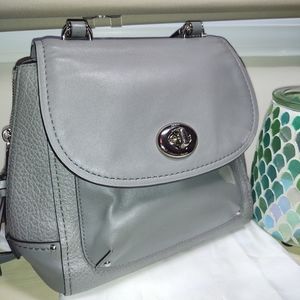 SV/Grey Coach Backpack/Purse Very Gently Used
